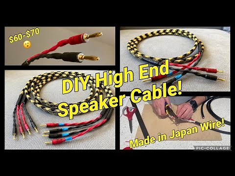 DIY Speaker Cables - How to Build Your Own High Quality Speaker Wire (w/t Canare 4S11 Made in Japan)