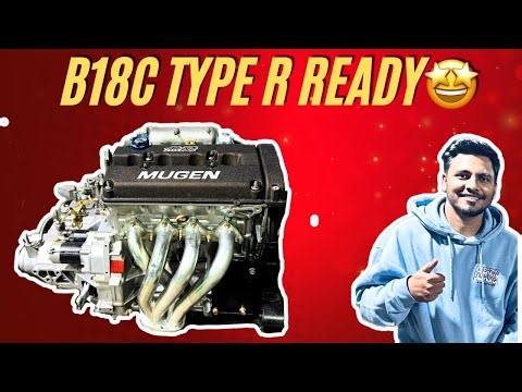 Engine Bay Complete🤩 | B 18C Type R Full Mental❤️