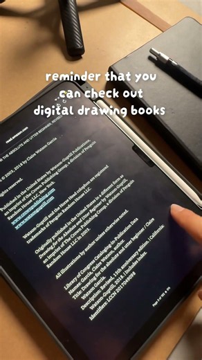 Free drawing lessons using Libby