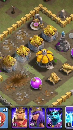 attack with Valkyrie #coc #trending #gaming #gamer #supercell