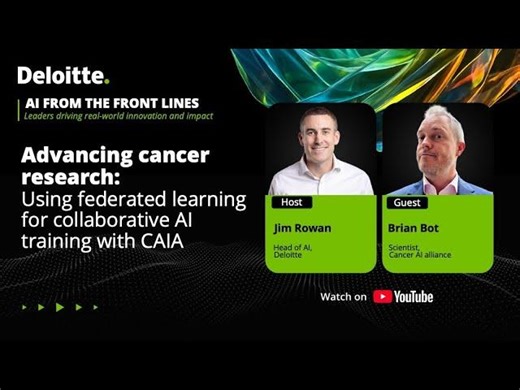 Advancing cancer research: Using federated learning for collaborative AI training with CAIA | Cancer AI Alliance (CAIA)