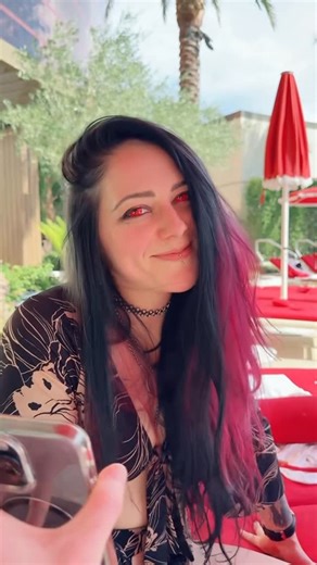 Hailee and Kendra on Instagram: "Didn’t know Vampires can turn so red ☺️ Don’t miss out on the LAST DAY of 50% off of our @passes , L!nk in our bio ✨ #reel #couplegoals #trend #reaction"