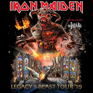 Just Announced: Iron Maiden is heading out on the Legacy of the Beast Tour with The Raven Age! Presales start 11/13 at 10am local time. Get more info here: http://bit.ly/2Qw6o0U | Ticketmaster
