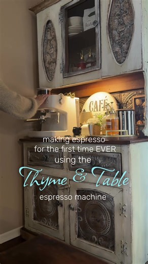 Making Espresso at Home with Thyme & Table Machine