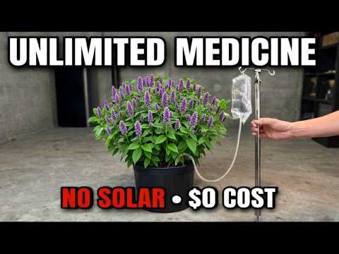 Grow Unlimited Medicine In A Pot. 0$. No Solar. The 5 Min Setup.