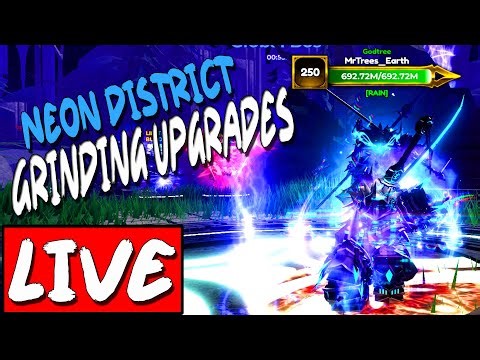 Grinding The Holiday Update In Neon District With Friends & Fans (Roblox Fabled Legacy)