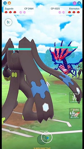 ✨️Zygarde VS✨️Eternatus PVP Battle in Pokemon Go