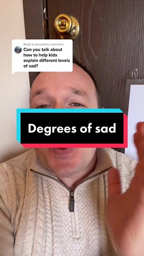 Explaining Sadness to Children | Degrees of Sadness | Preschool Therapy