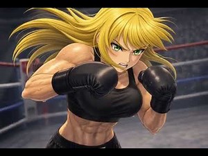 girl boxing short anime(hyunji vs hyein final sparring)