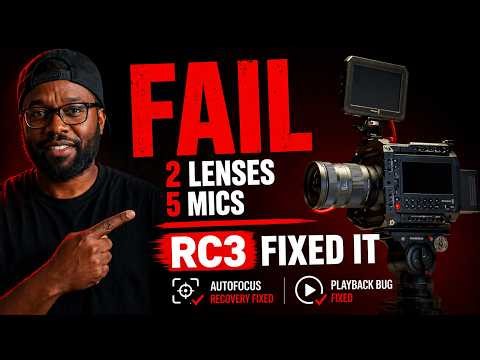 Blackmagic Pyxis 6K Autofocus RC3 — Two Lenses Failed Again and No Wireless Mic Worked via USB-C