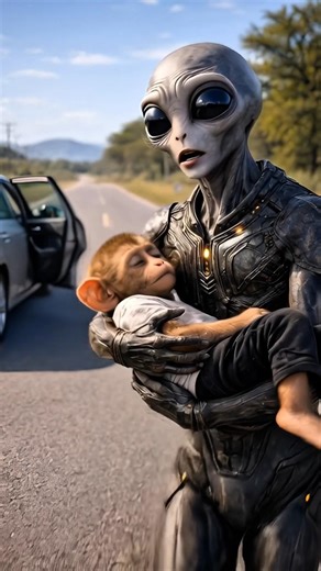 Alien ☕ Monkey Gaming Together 😱 You Won’t Believe What They Said! #shorts