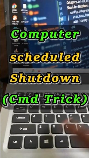 Schedule Shutdown Computer Using CMD, Auto Turn Off Computer #pctips #shutdown #windows #computer