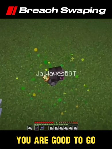 Breach swaping minecraft tutorial #minecraft