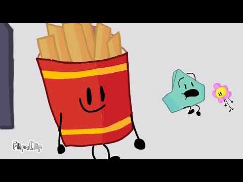 BFB intro with characters backwards abc order
