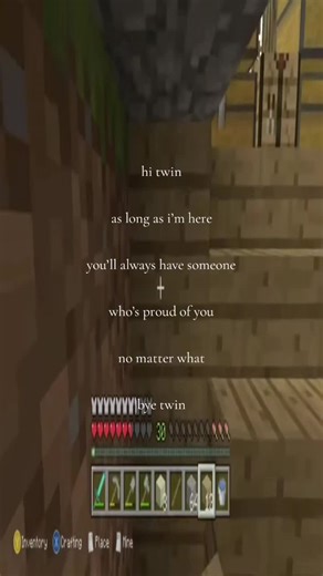 Heartfelt Messages for Twins in Minecraft