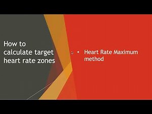 The use of target heart rates as an intensity guide for OCR A Level PE