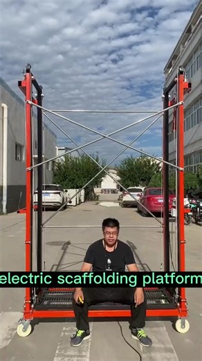 Wireless Remote Control Motorized Scaffold Lift