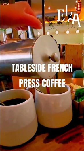 Greek Froyo & French Press Dessert at Ela | Mediterranean Restaurant Atlanta