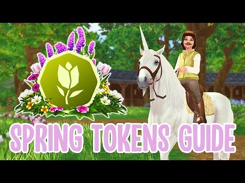 THE *FASTEST* WAYS TO GET SPRING TOKENS! *NEW CODES, FREE PETS, clothes & tack* Spring Token Guide