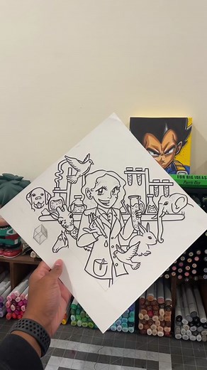 Creative Biology and Animal Science Graduation Caps