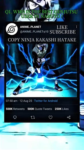 COPY NINJA KAKASHI HATAKE 🥷 #naruto #kakashi #anime