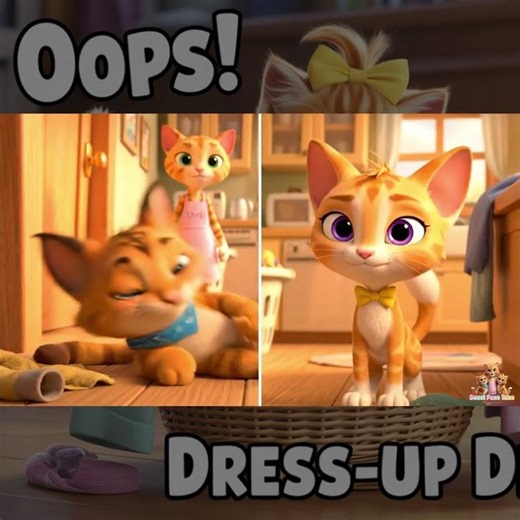 leo & luna’s laundry chaos 🧺😹 | funny kitten animation short | sweet paws tales