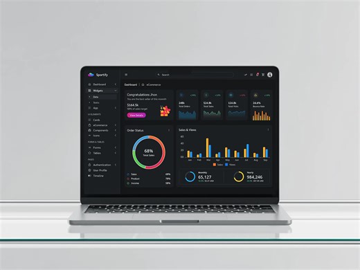 Ecommerce Dashboard Design