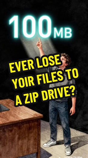 zip drives were a nightmare #tech #90s #nostalgia #techtok #minuteintime