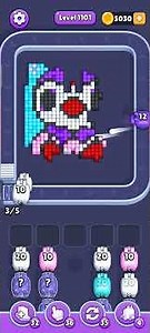 Pixel Flow — hard level 1101