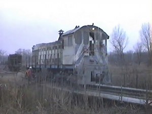 Alco S-2 switcher in 1989 at Medusa Cement Plant in Dixon, ILL