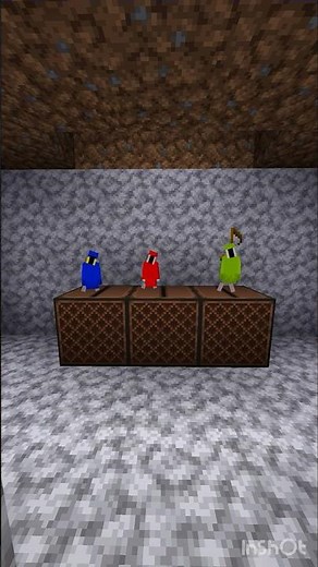 Minecraft parrot dance🦜 #shorts