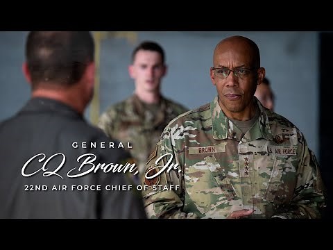 22nd Chief of Staff of the Air Force - General CQ Brown, Jr.