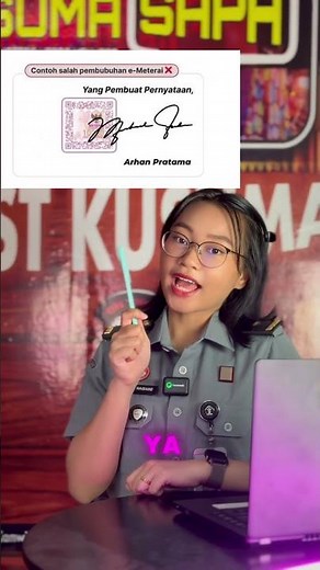 Tutorial Cara Membubuhkan E-Materai Dengan Benar