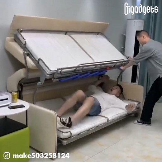 889K views · 10K reactions | Folding furniture ideas. Keywords for you to find out: Convertible Chair 4 in 1, Sofa Bed, Bunk Bed Couch Transformer, Transforming Extending Dining Table with Adjustable Height, Desk Wall Mounted Table Convertible Storage Rack Shel, Convertible Step Stool Chair, Folding Dining Table Set with Chair. | GIGadgets | Facebook