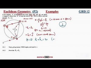 Euclidean GEOMETRY Grade 12 Example