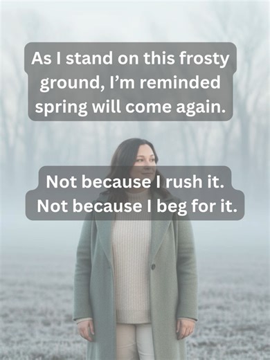As I stand on this frosty ground, I’m reminded spring will come again. Not because I rush it. Not because I beg for it. But because growth is inevitable when roots are tended. That’s how I’m building my digital business. Even when it’s cold. Even when results are quiet. Even when no one’s clapping yet. I plant anyway. I show up anyway. And when the season shifts? I’m ready to harvest. If you’re building in the quiet season too, DM me ROOTED. I’ll show you how I’m preparing for paid growth—not ju