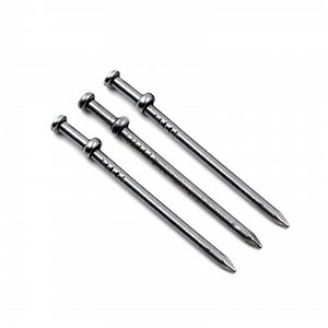 [Hot Item] 2-1/2 Inch 20d Galvanized Iron Duplex Head Nails Sharp Diamond Point Double Headed Nail