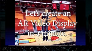 Augmented Reality Video Displays in a Minute - Upload & Publish AR