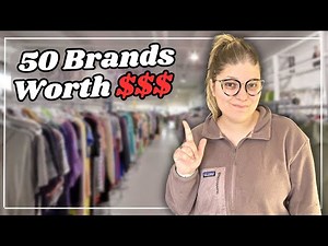 The 50 BEST BRANDS to Thrift & Resell Online in 2025!