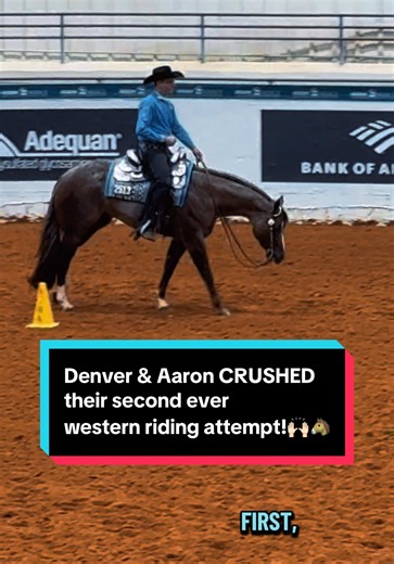 Denver & Aaron Shine in Western Riding at AQHA World Show