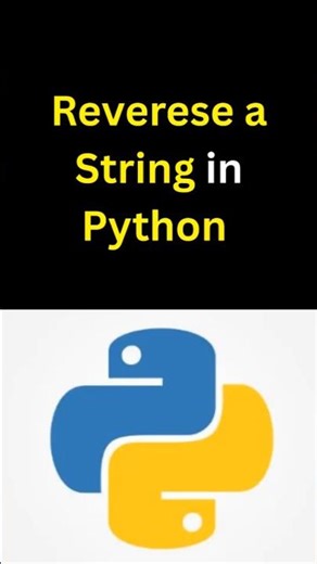 🔥 Reverse a String in Python in JUST 2 Lines! 😱 | Python Trick You Must Know