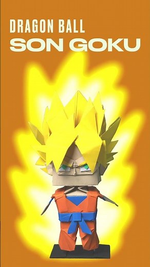 드래곤볼 손오공 종이접기/Dragon ball Son Goku Origami #코리가미 #오리가미 #figure #dragonball #songoku #드래곤볼 #손오공 #카카로트