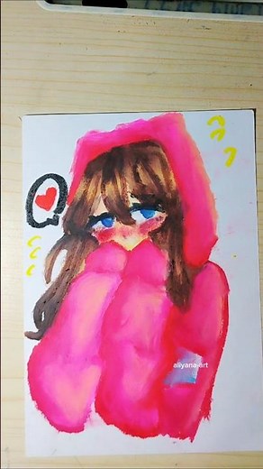 How to Draw a Cute Blush Hoodie Girl 🌸 | Easy Anime Drawing Tutorial for Beginners #animeeart #art