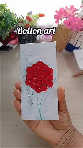 Diy Button Art #diy #shorts#viral#Paro's Idea