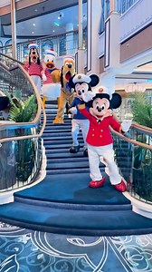 Mickey, Minnie, Pluto, Donald and Goofy pose on the Disney Treasure cruise ship! This is official video shared with us by Disney. The characters are in their Disney Cruise Line standard outfits, including Captain Mickey and Captain Minnie. #disneytreasure #disneycruise #disneycruiseline #mickeymouse #minniemouse #dcl #pluto #goofy #CaptainMinnie #captainmickey #donaldduck | Mousesteps