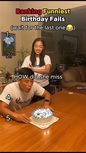 Ranking Funniest Birthday Fails 😂😂