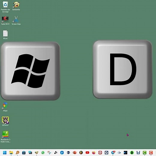 El Atajo De Teclado Para Minimizar Todas Las Ventanas Al Mismo Tiempo en Windows 11 Y 10 pc
