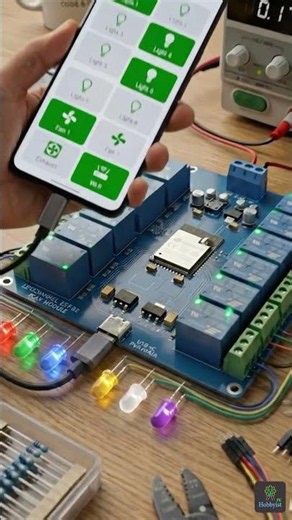 ESP32 Smartphone Controller Tutorial #coding #iot #shorts