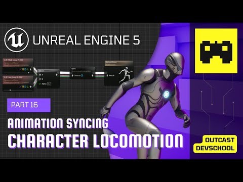UE5 Character Locomotion Tutorial 16 | Animation Syncing & Finalizing State Blend Settings