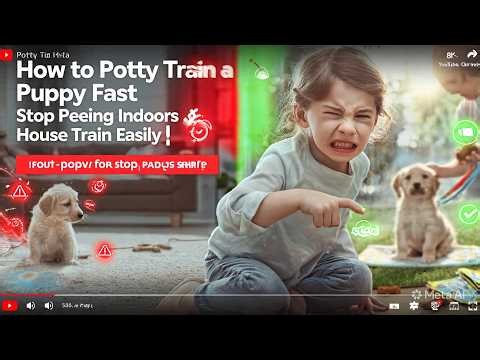 🐶 How to Potty Train a Puppy Fast Stop Peeing Indoors & House Train Easily
